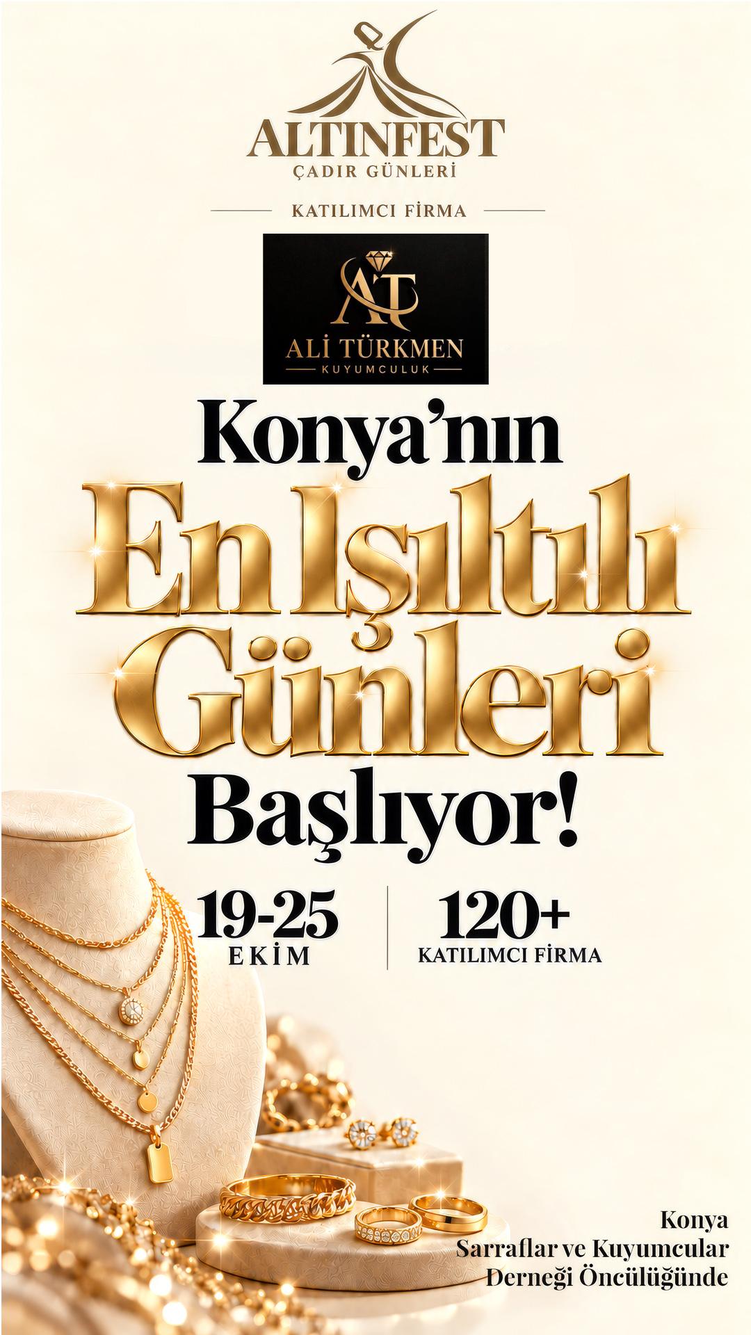 Ali Türkmen Kuyumculuk Altınfest festival görseli