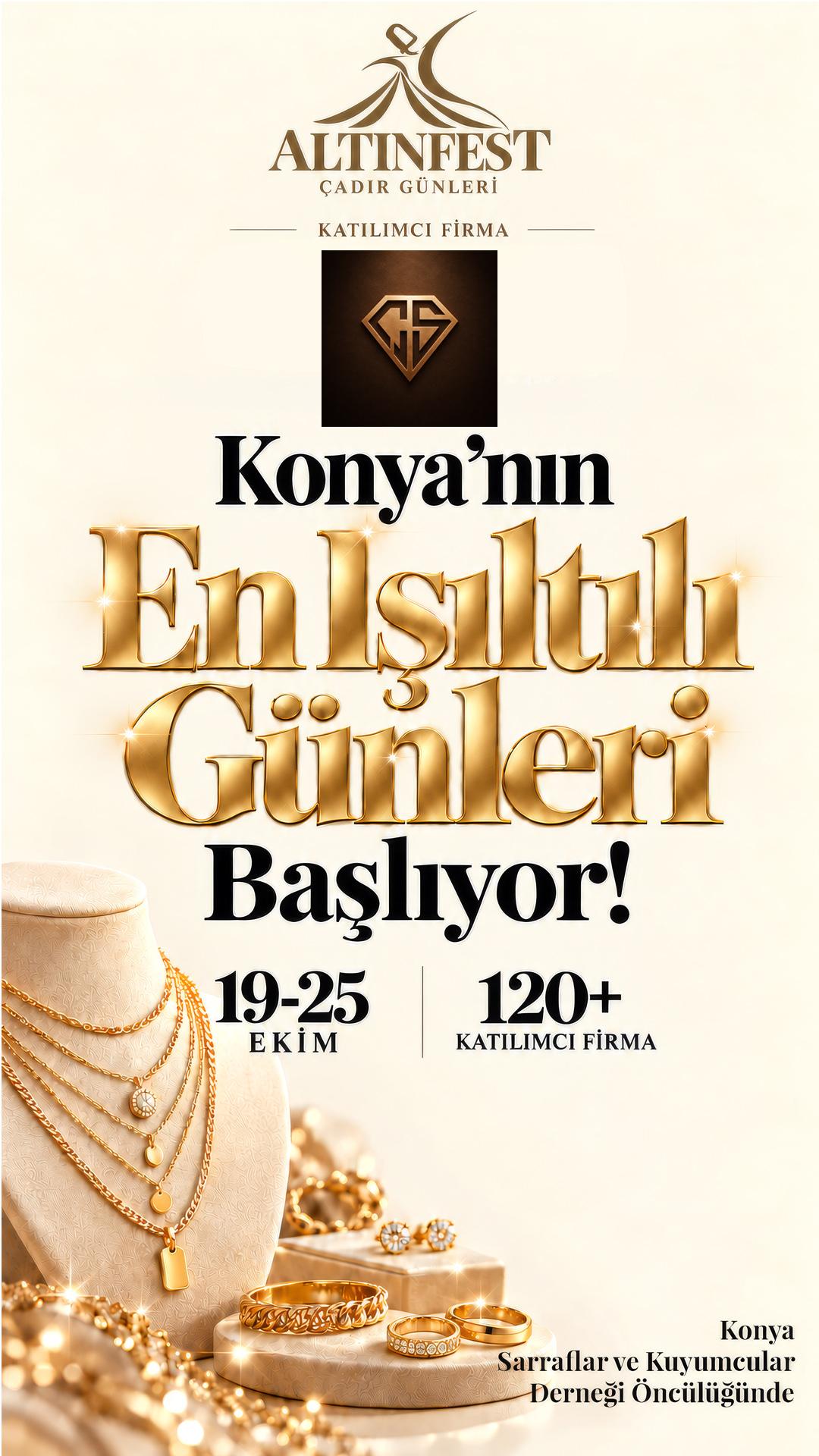 ملصق مهرجان Altınfest لمتجر Çeliksürerler