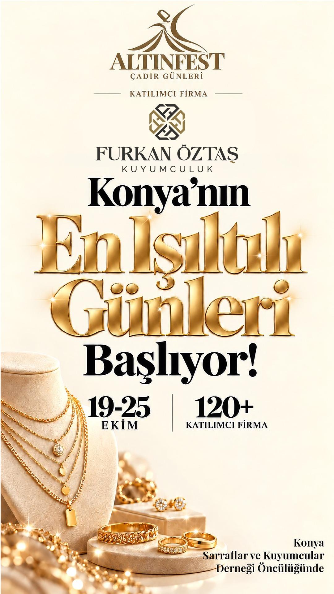 پوستر جشنواره Altınfest برای Furkan Öztaş Kuyumculuk