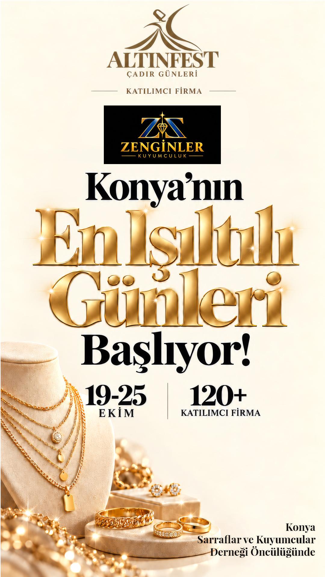 پوستر جشنواره Altınfest برای Zenginler Kuyumculuk